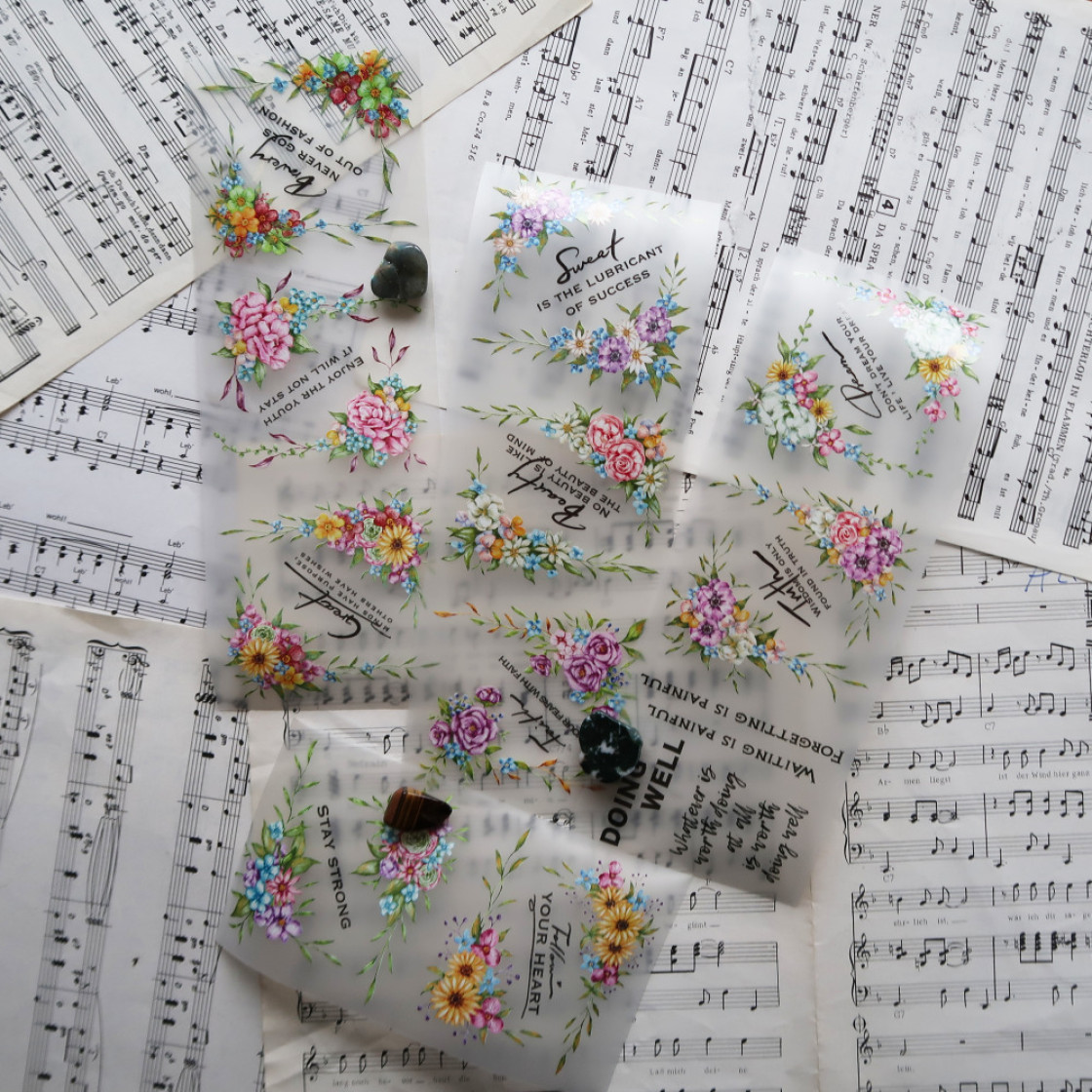 PET Tape Flower Frames